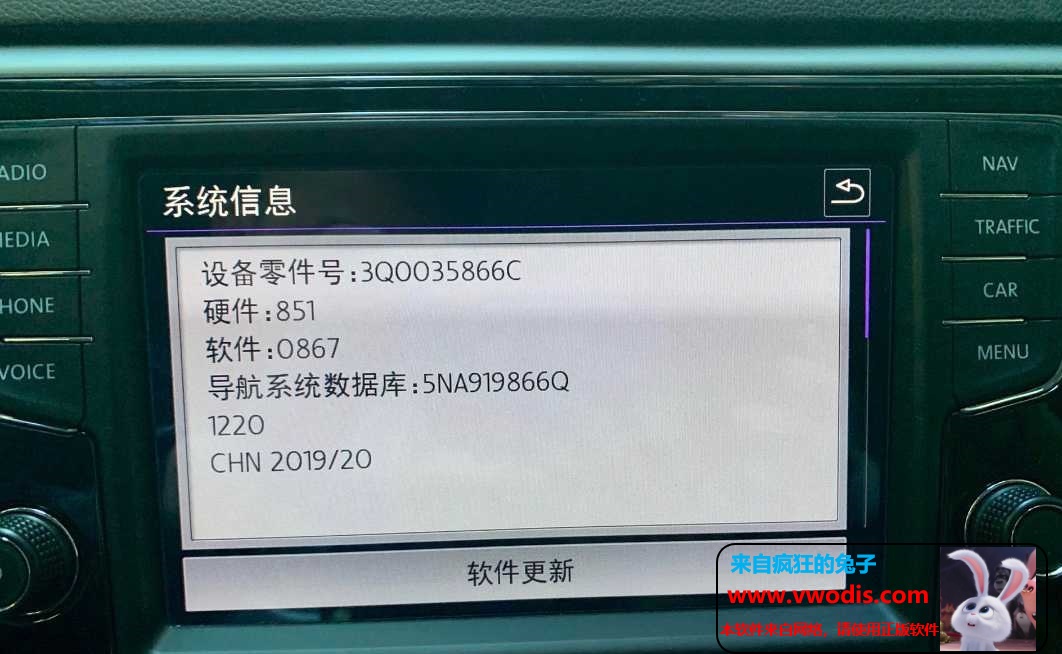 mib2 2020年最新地图1220