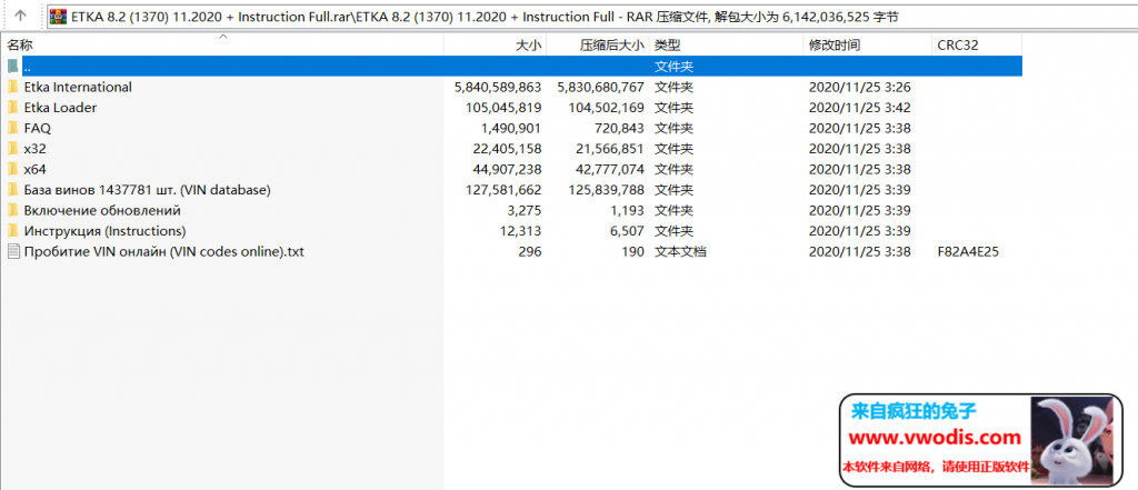 ETKA 8.2 (1370) 11.2020 + Instruction Full