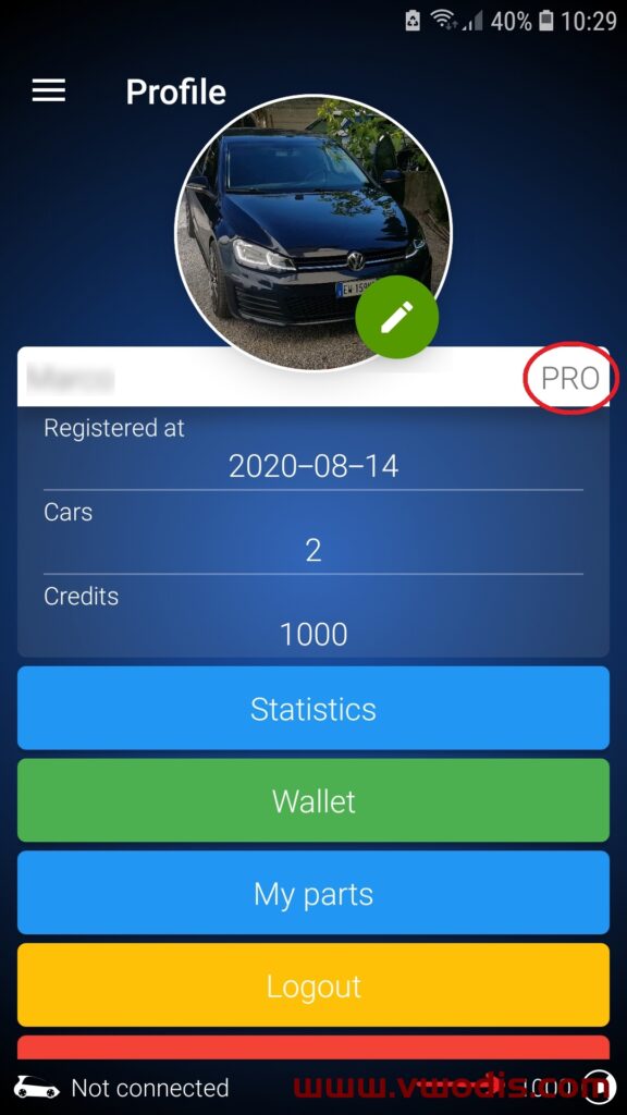 OBDeleven Pro 0.26.1 Apk Unlimited Credits