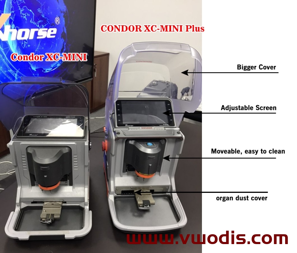 Xhorse Condor XC MINI Plus Condor XC-MINI II Key Cutting Machine Automotive Machine with 3 Years Warranty