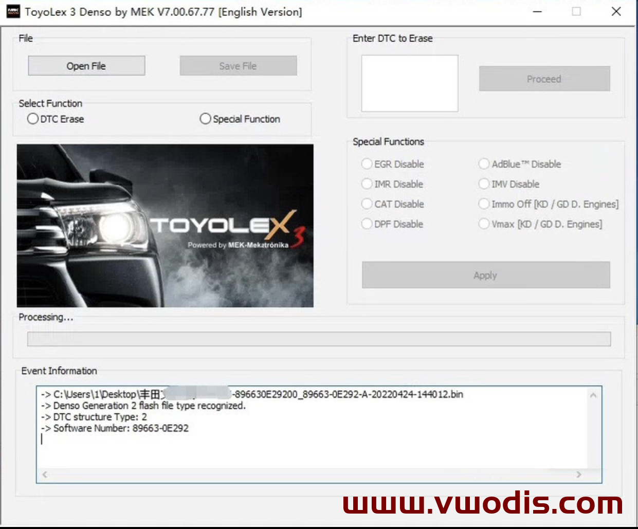 【Software】Toyota【vwodis】Toyota TOYOLEX 3 V7.00.67.77+ KEYGEN