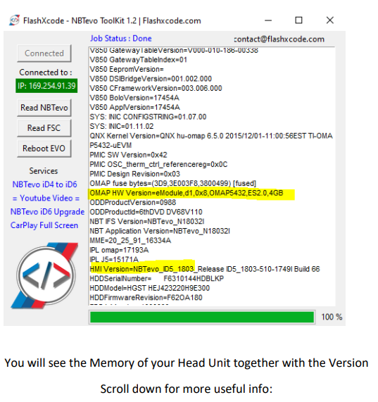 【软件】宝马EVO主机软件和硬件信息读取器-内含视频教程-NBTevo ToolKit