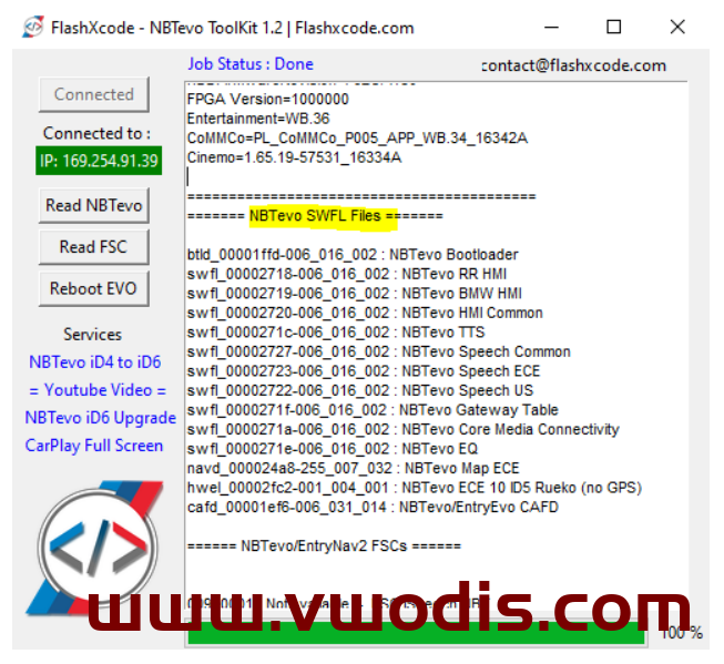 【软件】宝马EVO主机软件和硬件信息读取器-内含视频教程-NBTevo ToolKit