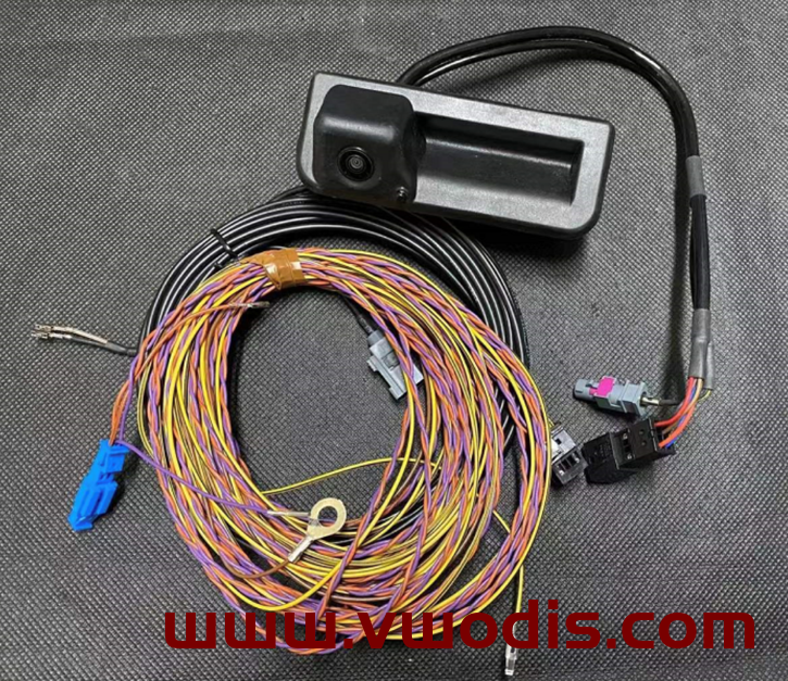 【教程】奥迪Q3L升级远程倒车影像安装+接线+编码+参数+教程