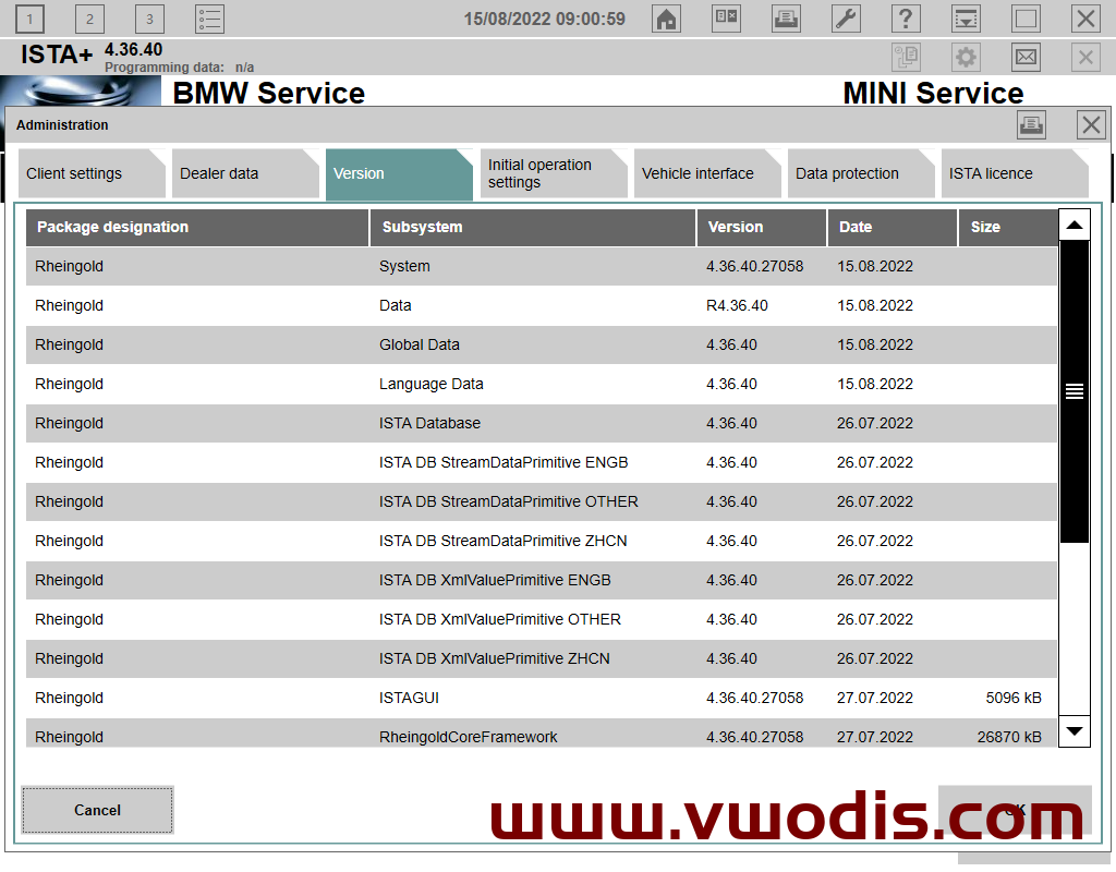 【软件】Rheingold ISTA-D 4.36.40数据库SQLiteDBs 4.36.40中文版+英文版