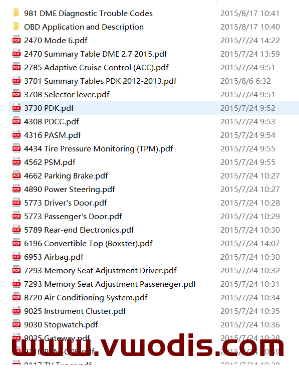【Repair】Porsche 981 Boxster-Cayman Diagnostic Information