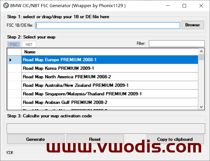 【Software】BMW【vwodis】BMW CIC FCS Generator+BMW-FSC-NBT