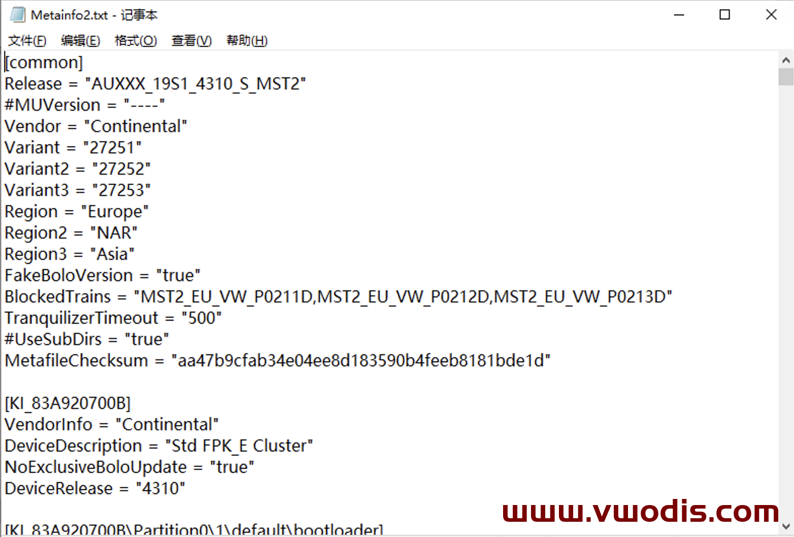 【Frimware】Audi【vwodis】Audi Q3 5F MIB Frimware AUXXX_19S1_4310_S_MST2-No Iclude One-click to start the model