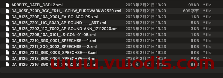 【Dataset】Volkswagen【vwodis】Volkswagen FAW SVW ID3 ID4 ID6 Solve the retrofit rear door stereo does not sound + upgrade firmware after the center stereo does not sound 8125 parameters