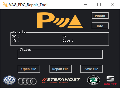【Software】Volkswagen【vwodis】Volkswagen VAG PDC EEPROM Repair Tool