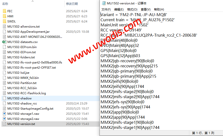 【Firmware】Audi【vwodis】Audi MIB MHI2_JP_AU276_P1502-AW7-MON07.04.2100060202 Firmware