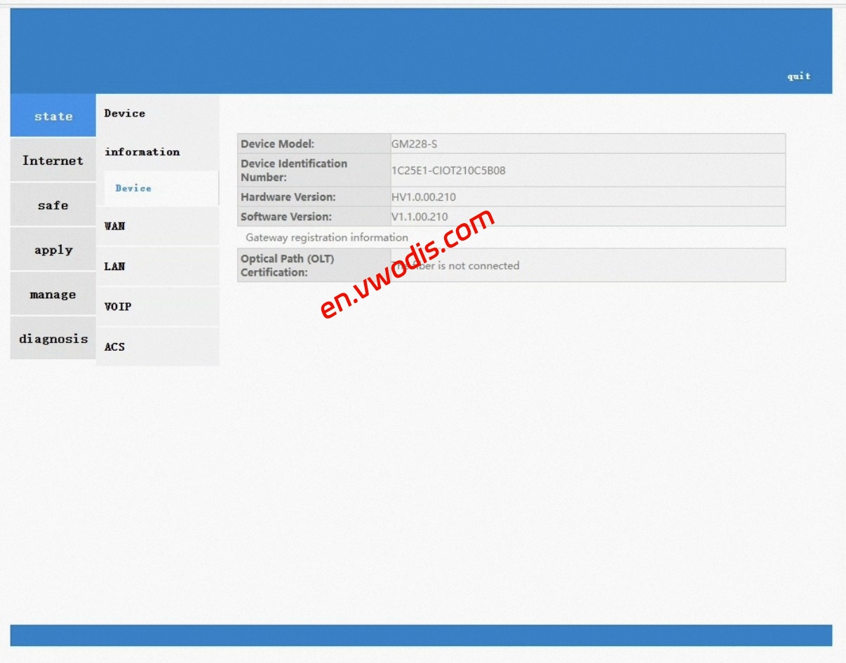 【Firmware】UNG Optical Modem GM228S EPON-GPON EN Language Firmware