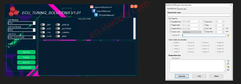 【Software】ECU TUNING SOLUTIONS V1.01 + KEYGEN