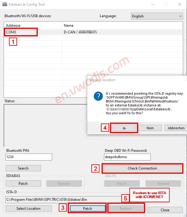 【Software】Ediabas Lib Config Tool Patched