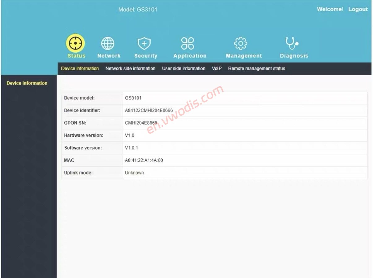 【Firmware】GS3101 with English firmware supports auto-adaptive GPON/EPON and all GS3101 mainboard versions