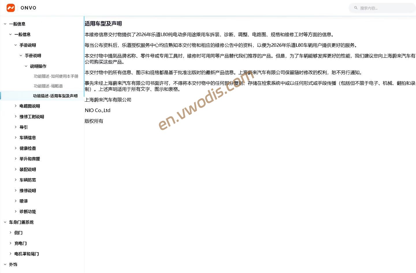 【Circuit Diagrams】ONVO L80 2026 Workshop Manual & Wiring Diagrams