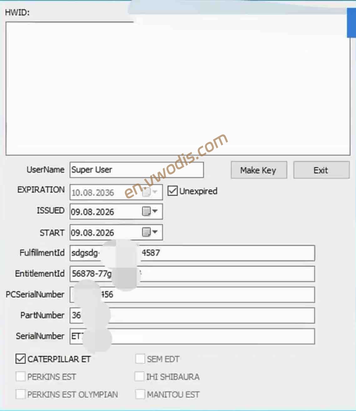 【Software】CAT EB2026B KG