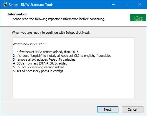 【Software】BMW【vwodis】BMW BMW Standard Tools v2.12.1
