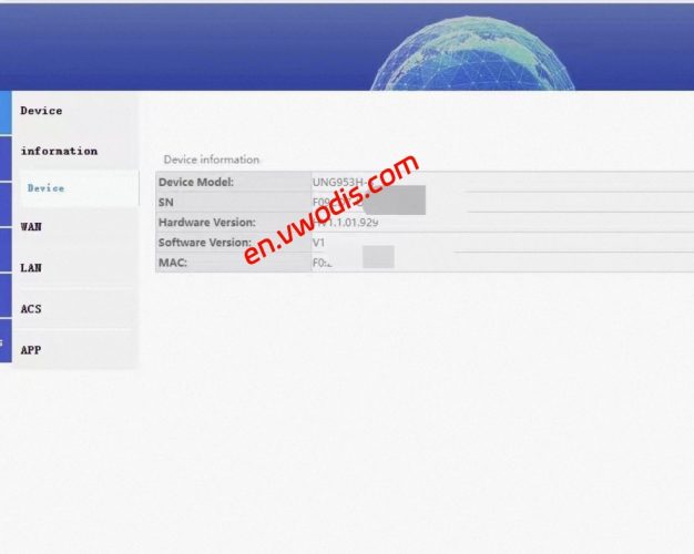 【Firmware】UNG Optical Modem UNG953H-S EN Language Firmware